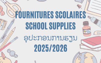 Fournitures scolaires pour la rentrée 2025.
